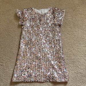 Gap Sequin Party Dress Medium